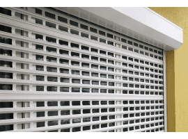 Роллетные решетки Doorhan (шхв) 1800х1450, накладной монтаж, RHE56M, белая, ручное управление. купить по низкой цене в городе Геленджик