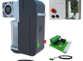 Комплект автоматики для секционных промышленных ворот BFT KIT PEGASO BCJA 230 V с блоком  управления ELMEC1 купить по низкой цене в городе Геленджик