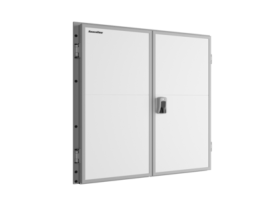 Дверь промышленная распашная двустворчатая для охлаждаемых помещений серии IDH2-1 (DoorHan) купить по низкой цене в городе Геленджик