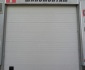 Ворота секционные (ш*в) 3000*3300,RAL 9006 (белый), калитка встроена купить по низкой цене в городе Геленджик