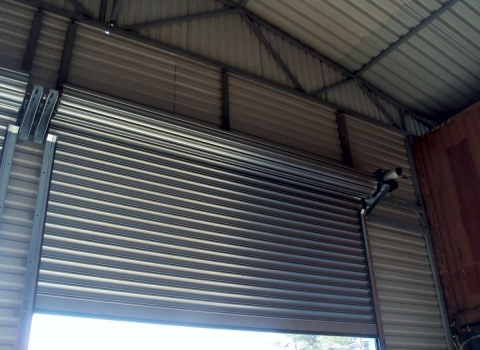 Скоростные рулонные ворота с вальным эл-ом, профиль RHS117, 4000X4000 мм купить по низкой цене в городе Геленджик